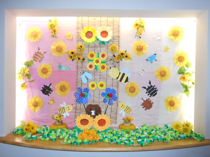 あずみ苑スタッフぶろぐ レオパレス21の介護施設 春日部市の あずみ苑ラ テラス庄和 で装飾の模様替えを行いました